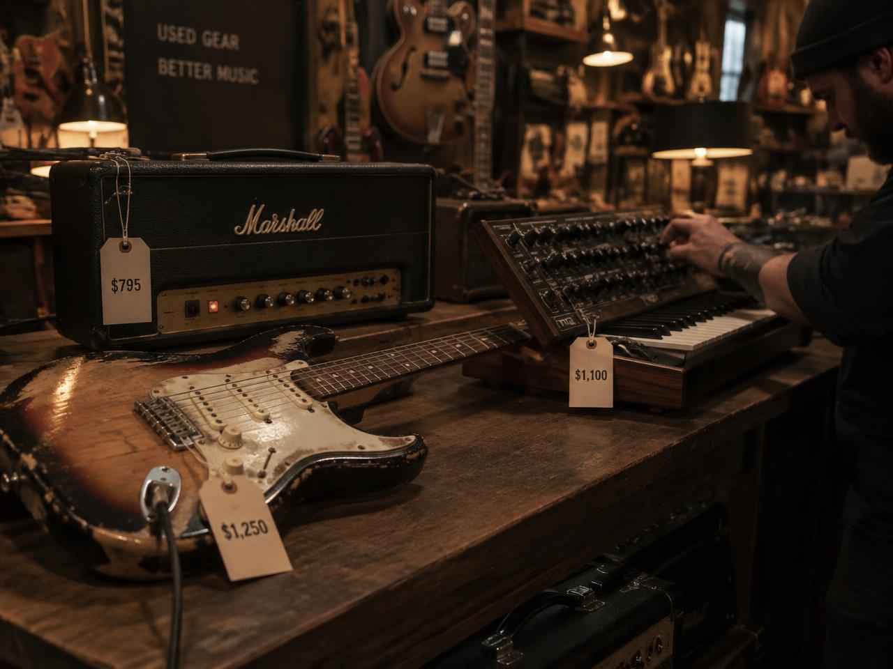 Compraventa de instrumentos y equipo de audio